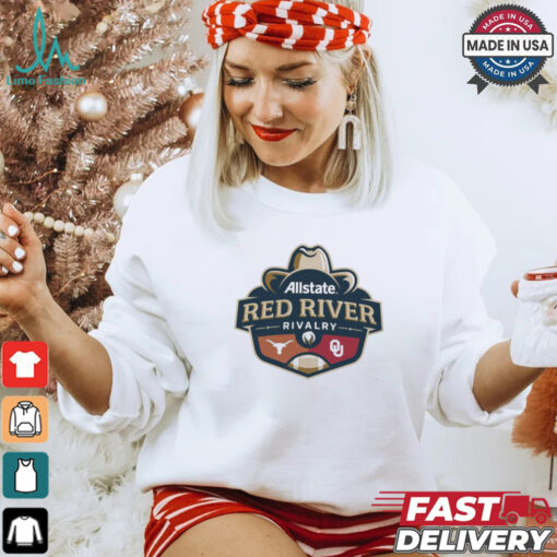 Allstate Red River Rivalry 2024 Oklahoma Sooners vs Texas Longhorns t shirt