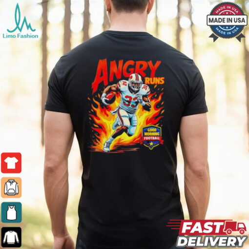 Angry Runs good morning football shirt