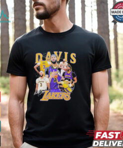 Anthony Davis Los Angeles Lakers signature multi photo player shirt