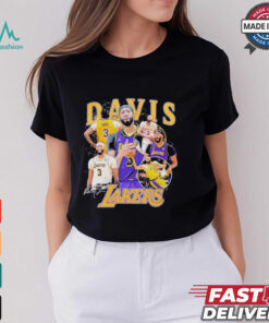 Anthony Davis Los Angeles Lakers signature multi photo player shirt