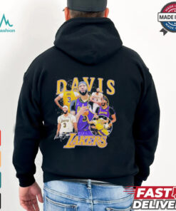 Anthony Davis Los Angeles Lakers signature multi photo player shirt