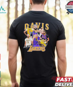 Anthony Davis Los Angeles Lakers signature multi photo player shirt