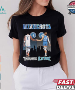 Anthony Edwards Minnesota Timberwolves X Napheesa Collier Minnesota Lynx Signatures Shirt