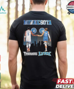 Anthony Edwards Minnesota Timberwolves X Napheesa Collier Minnesota Lynx Signatures Shirt