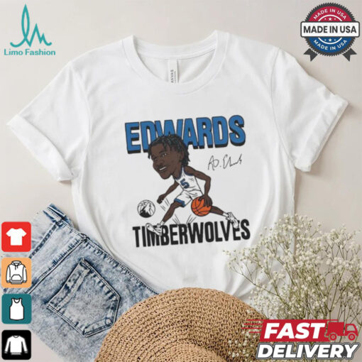 Anthony Edwards Minnesota Timberwolves signature vintage shirt