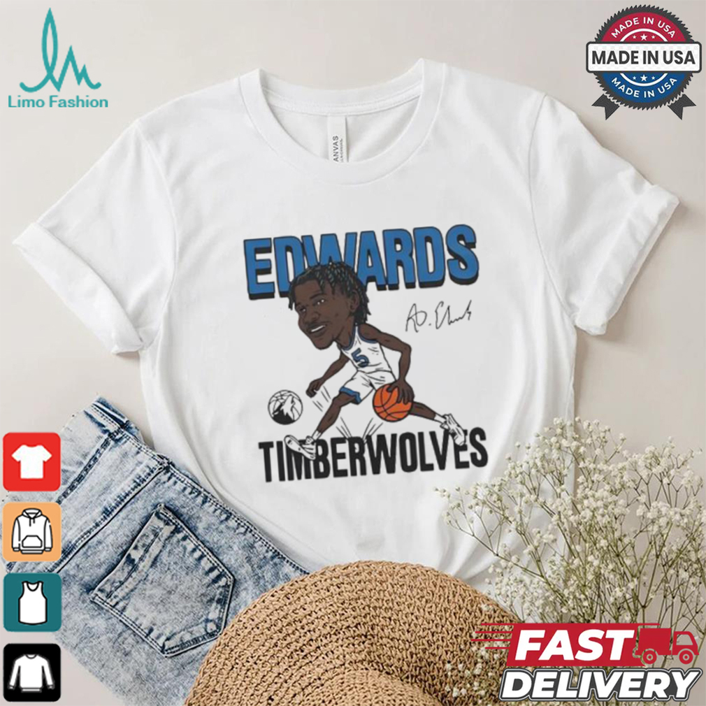 Anthony Edwards Minnesota Timberwolves signature vintage shirt Anthony Edwards Minnesota Timberwolves signature vintage shirt