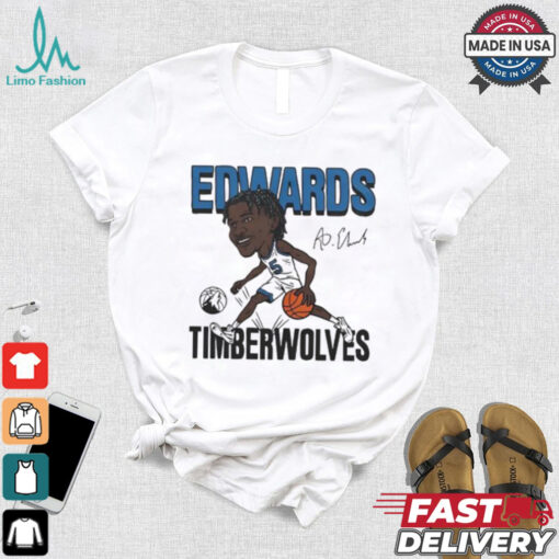 Anthony Edwards Minnesota Timberwolves signature vintage shirt