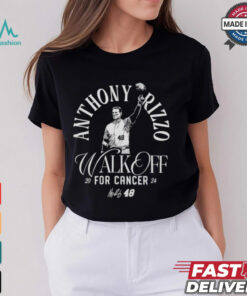 Anthony Rizzo walk off for cancer 2024 signature shirt