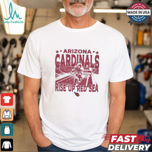 Arizona Cardinals Gameday Rise Up Red Sea Vintage Stadium Shirt