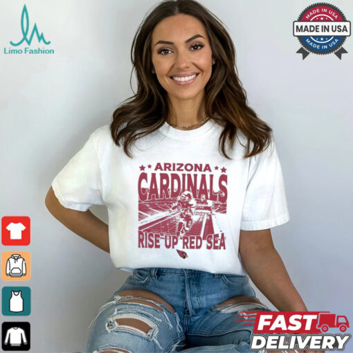 Arizona Cardinals Gameday Rise Up Red Sea Vintage Stadium Shirt