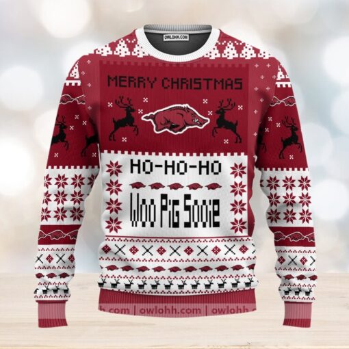 Arkansas Razorbacks Merry Christmas Ugly Christmas Sweaters