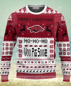 Arkansas Razorbacks Merry Christmas Ugly Christmas Sweaters