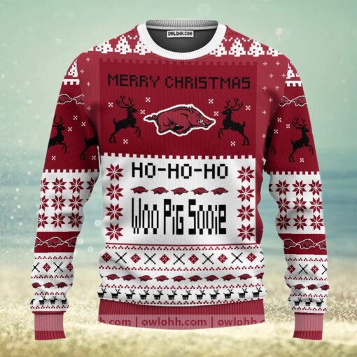 Arkansas Razorbacks Merry Christmas Ugly Christmas Sweaters