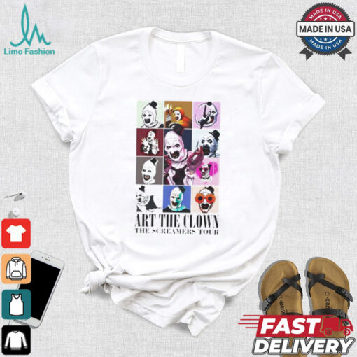 Art The Clown The Screamers Eras Tour shirt