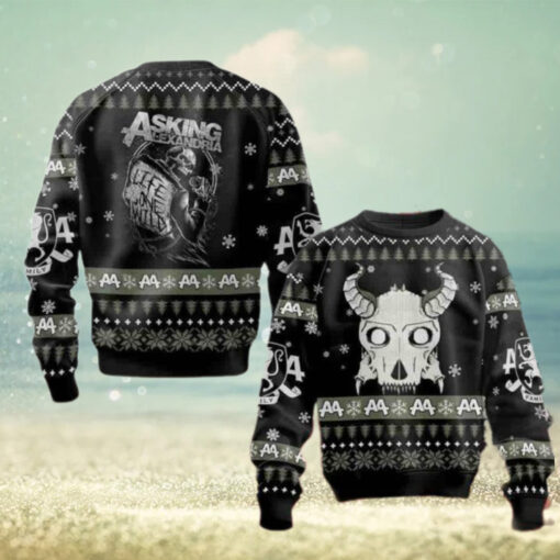 Asking Alexandria Rock Band Christmas Sweater Chirstmas Gifts 2024 Xmas For Family And Friends Ugly Sweater