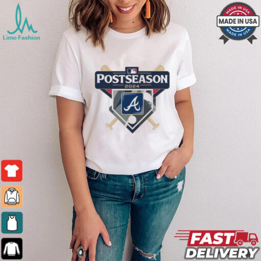 Atlanta Braves 2024 MLB Postseason logo t shirt