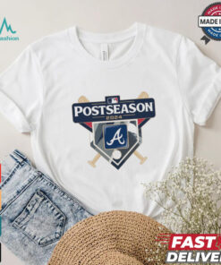 Atlanta Braves 2024 MLB Postseason logo t shirt
