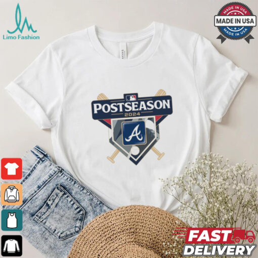 Atlanta Braves 2024 MLB Postseason logo t shirt