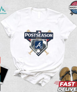 Atlanta Braves 2024 MLB Postseason logo t shirt