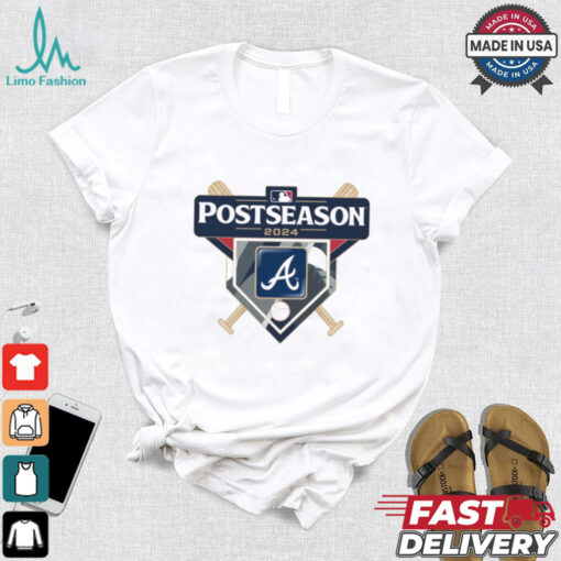 Atlanta Braves 2024 MLB Postseason logo t shirt