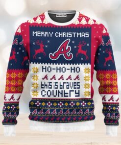 Atlanta Braves Merry Christmas Ugly Christmas Sweaters