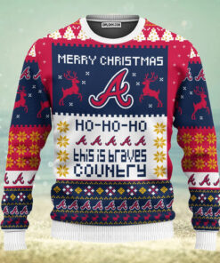 Atlanta Braves Merry Christmas Ugly Christmas Sweaters