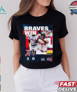 Atlanta Braves Win 3 0 New York Mets 2024 October Baseball Matchup shirt