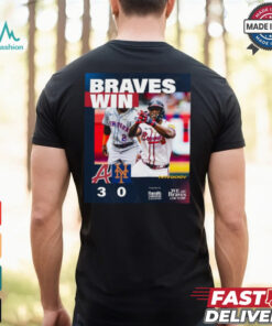 Atlanta Braves Win 3 0 New York Mets 2024 October Baseball Matchup shirt