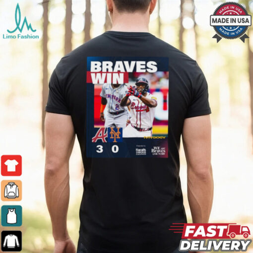 Atlanta Braves Win 3 0 New York Mets 2024 October Baseball Matchup shirt