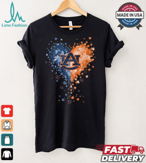 Auburn Tigers Crystal Heart Shirt