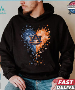 Auburn Tigers Crystal Heart Shirt