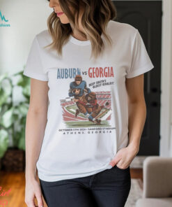 Auburn Tigers Vs Georgia Bulldogs Deep South’s Oldest Rivalry October 5th 2024 Sanford Stadium Shirt