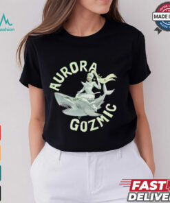 Aurora Comic Mommy Shark Painting t shirt