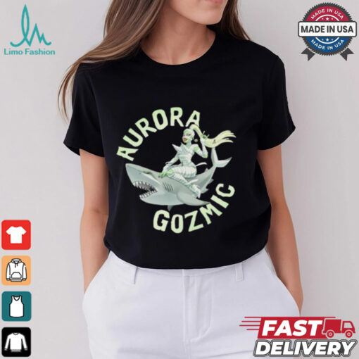 Aurora Comic Mommy Shark Painting t shirt