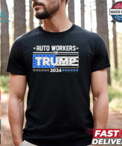 Auto Workers For Trump 2024 Detroit Shirt