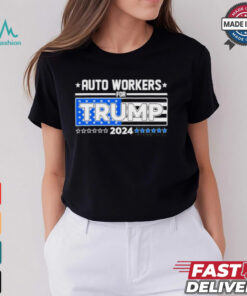 Auto Workers For Trump 2024 Detroit Shirt