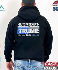 Auto Workers For Trump 2024 Detroit Shirt