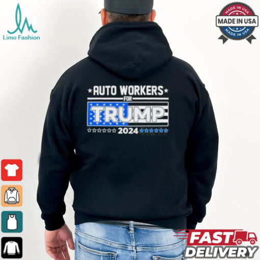 Auto Workers For Trump 2024 Detroit Shirt