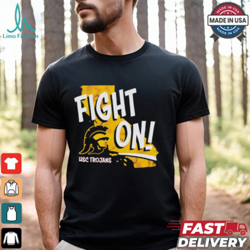Awesome USC Trojans Fight On logo shirt