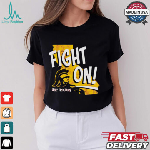 Awesome USC Trojans Fight On logo shirt
