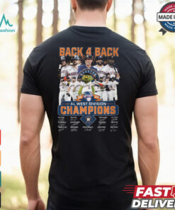 Back 4 Back Al West Division Champions H Shirt