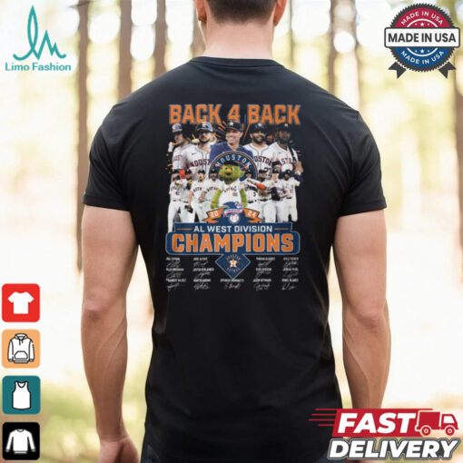 Back 4 Back Al West Division Champions H Shirt