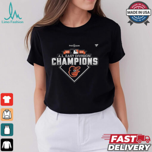 Baltimore Orioles 2024 AL East Division Champions Locker Room Shirt