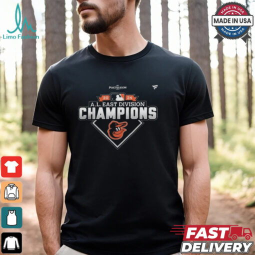 Baltimore Orioles 2024 AL East Division Champions Locker Room Shirt