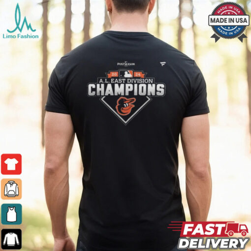 Baltimore Orioles 2024 AL East Division Champions Locker Room Shirt