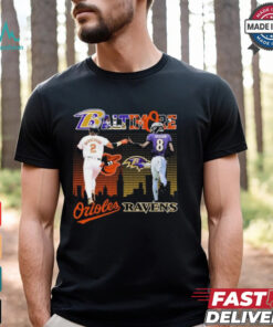 Baltimore Orioles Gunnar Henderson X Baltimore Ravens Lamar Jackson Shirt