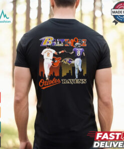 Baltimore Orioles Gunnar Henderson X Baltimore Ravens Lamar Jackson Shirt