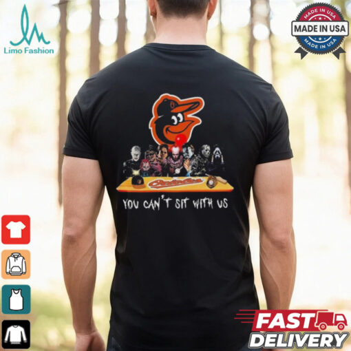 Baltimore Orioles MLB Horror Movies Halloween You Can’t Sit With Us 2024 Shirt