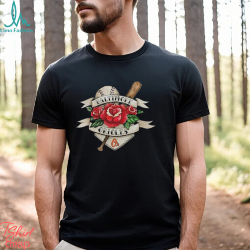 Baltimore Orioles Tattoo Rose 2024 Shirt