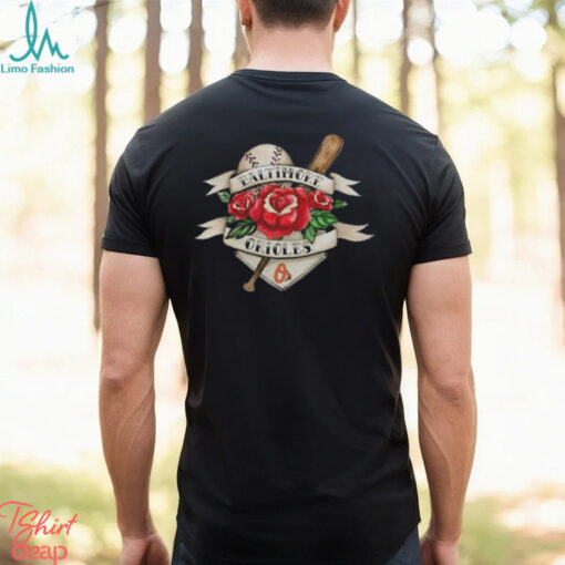 Baltimore Orioles Tattoo Rose 2024 Shirt